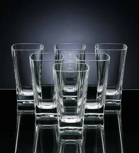 Sazoli (Pack of 6) Water Glass Juice Glass Set Drinking Glass Glass Set Water/Juice Glass