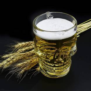 NIVISPLUS (Pack of 2) NP-SKELETON GLASS Glass Set Hot Beverage Glass