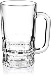 MOOZICO Glass Beer Mug (350 ml, Pack of 1) Glass Beer Mug