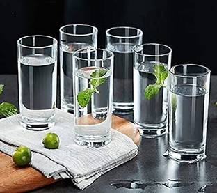 विंडसन स्टोर Glass Suitable For Drinking Water, Juice, Cocktail, Bourbon, Wine, Soda, Sharbat, Mocktail, Whisky | Glass Set For Gift Someone At Their Birthday, Anniversary, Party, Event Gift Etc. Glass Set Glass Set ग्लास सेट
