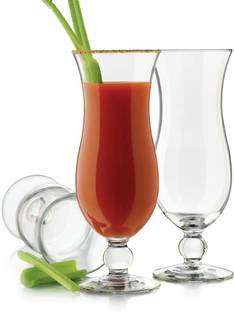BABALIFINCH (Pack of 3) Hurricane Glass Set Water/Juice Glass