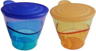 TUPPERWARE (Pack of 2) Eleganzia Tumbler Pack of 2 Glass Set Water/Juice Glass