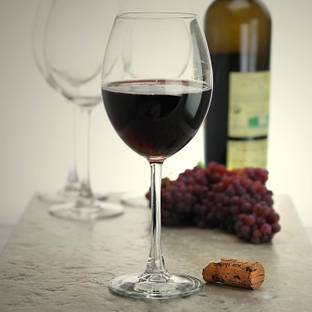 Coozico Wine Glass - Ideal for Party Glass, Whisky Glass,Clear Glass Set 300ML(PACKOF 1) Glass Wine Glass