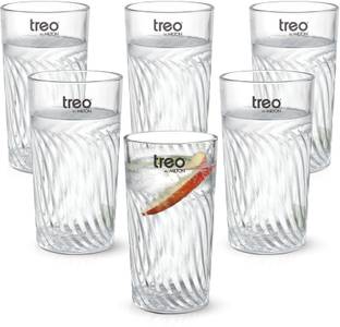 TREO (Pack of 6) CGWFFRT172ASSR0001 Glass Set Water/Juice Glass