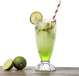 cheshtasales Falooda glass set of 6 pic Glass Set Water/Juice Glass