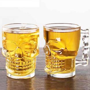 JUST CLIQ (Pack of 2) BEER GLASS SET OF 2 Glass Set Beer Mug