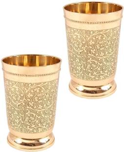 Inpala (Pack of 2) Etching Design 2 Glass Set Water/Juice Glass