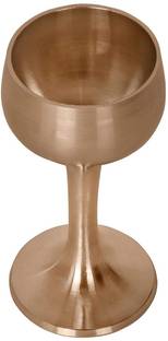 Soulvinee Kansa Ayurveda Glass Sake Cup for Milk | Water | Cocktails | Medicinal Liquid Glass Water/Juice Glass