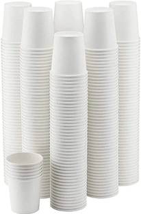Raga Plus (Pack of 100) Disposable Glass Water/Juice Glass