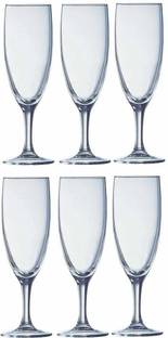 VINDRO (Pack of 6) glass set of 6 for home Glass Water/Juice Glass