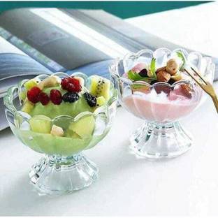 MAGINATO (Pack of 6) Ice Cream Bowl Set Glass Set Cocktail Glass