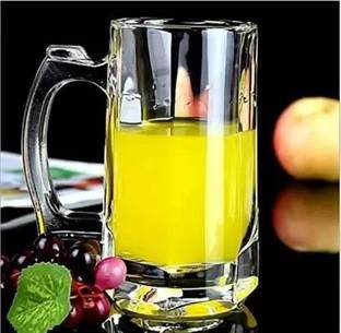RJHML transprent beer whiskey coffee mug Glass Beer Mug (500 ml) Glass Beer Mug Glass Whisky Glass
