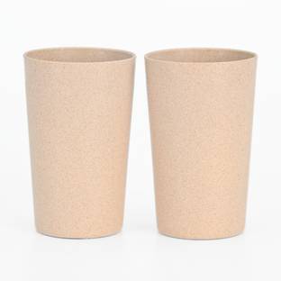 Eha (Pack of 2) Earth Friendly Unbreakable Drinking Water Glass | 250 ml | Glass Set Water/Juice Glass