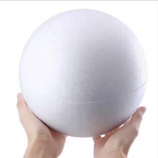 GalaxyBubble 1 Pcs Craft Styrofoam White Smooth Balls for DIY Crafts & Solar System Models styrofoam plane World Globe