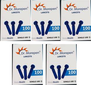 Dr. Morepen Round pack of 500 Glucometer Lancets