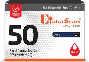 Dr. Morepen Glucose Test Strips-50 50 Glucometer Strips