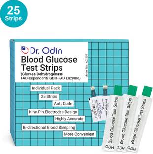 Dr. Odin AC-307 (GDH-FAD) Blood Glucose 25 Glucometer Strips