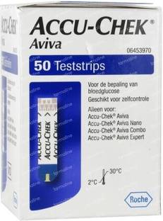 ACCU-CHEK Aviva Strips - 50 50 Glucometer Strips