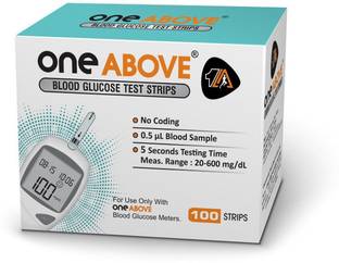 one Above 1148 100 Glucometer Strips
