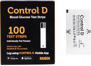 Control D HDCD100 100 Glucometer Strips