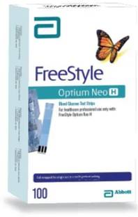 Freestyle Optium Neo H 100 Strips // Expiry More Than one year 100 Glucometer Strips