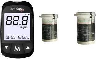 AccuSure Simple 100 Glucometer Strips