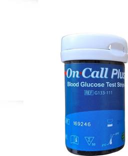 On Call Plus 50 Glucometer Strips - 50 Glucometer Strips