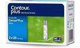 CONTOUR PLUS 25*2 (90001854) 50 Glucometer Strips