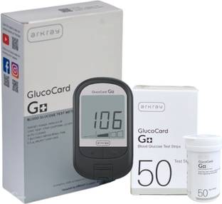 Arkray Glucocard G+ Diabetes Monitoring Kit with 50 Strips | Lifetime Warranty Glucometer