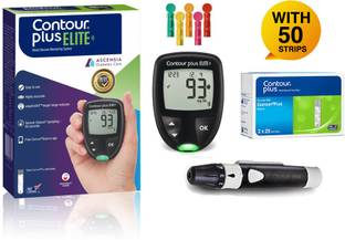 CONTOUR PLUS Elite with 50 Strips Glucometer