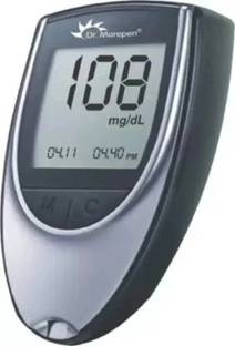 Dr. Morepen Gluco One Blood Glucose machine bg03 meter only pack 2 Glucometer