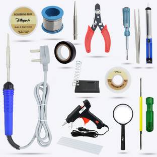 Hillgrove HGCM91M2 15in1 Mobile Soldering Equipment Tool Machine Glue Gun Combo Kit Set Standard Temperature Corded Glue Gun