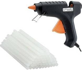 Trust Ware 40 Watt Mini Hot Melt Glue Gun with 10 Glue Sticks For Art And Crafts Standard Temperature Corded Glue Gun