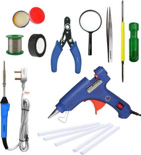 FADMAN GGCBLSC10 ELECTRONIC GLUE GUN COMBO SET WITH SOLDERING IRON Standard Temperature Corded Glue Gun