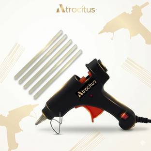 Atrocitus Electric 20W Mini Glue Gun With 5 Pcs Hot Glue Stick for Craft,Art,DecorWork Standard Temper...