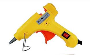 Rajguru Hot melt glue gun 20walt Free 10 pc transparent glue gun stickers Standard Temperature Corded Glue Gun