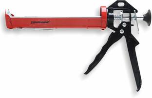 Tomahawk Caulking Gun - Heavy Duty 12:1 Ratio with Rotating Barrel and Soft Grip Handle Standard Temperature Cordless Glue Gun