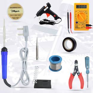 Hillgrove HGCM104M2 11in1 Combo Kit with Soldering Iron and Digital Multimeter Standard Temperature Corded Glue Gun