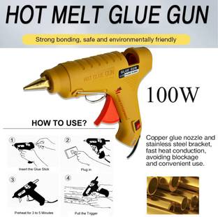 MALFAH ENTERPRISES GLUE GUN MPGG-100 Easy Grip 100W Standard Temperature Corded Glue Gun
