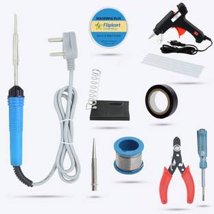Flipkart SmartBuy SB6M1 10in1 Glue Gun Combo Kit Set with Soldering Iron Standard Temperature Standard Temperature Corded Glue Gun