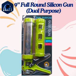 AASONS 9" 2 in 1 Dual Purpose Sausage/Cartridge Caulking Gun Standard Temperature Cordless Glue Gun