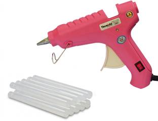 tHemiStO TH-GG40 40W Pink Hot Melt 10 Sticks,Standard Temperature Corded Glue Gun(11 mm) Standard Temp...