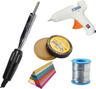 VMTRONIX GLUEGUN40W WITH 5 GLITTERSTICKS 35W IRON High Temperature Corded Glue Gun