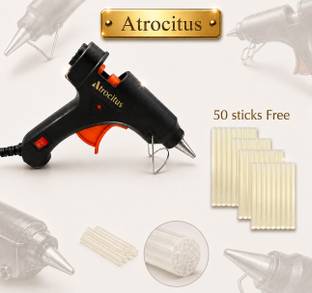 Atrocitus 20W Mini Glue Gun With 50Pcs Glue Stick for DIY Home Craft,Art Standard Temperature Corded G...