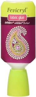 ARTPARASITE Pidilite Fevicryl Fabric Glue No Stitch Glue Mirror Pieces Patchwork Stone Lace Glue