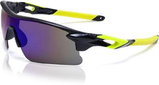 JEERATI UV Protected Mirrored Sports Sunglasses Cricket Goggles