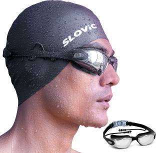 SLOVIC Anti-Fog Universal Fit | Leak-Proof | UV-Protection Swimming Goggles