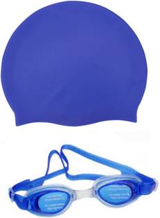 Swiming Cap blue1 Swimming Goggles