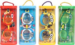 Quickoo Swimming Googles - Age 3+ (Pack of 1) Swimming Goggles