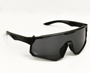 Crooks Polarized, UV Protection Cycling, Running, Sports Unisex Sunglasses (Free Size) Cricket Goggles